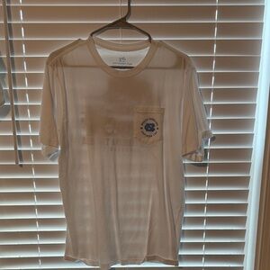 White Southern Tide UNC Tar Heels Pocket T-Shirt